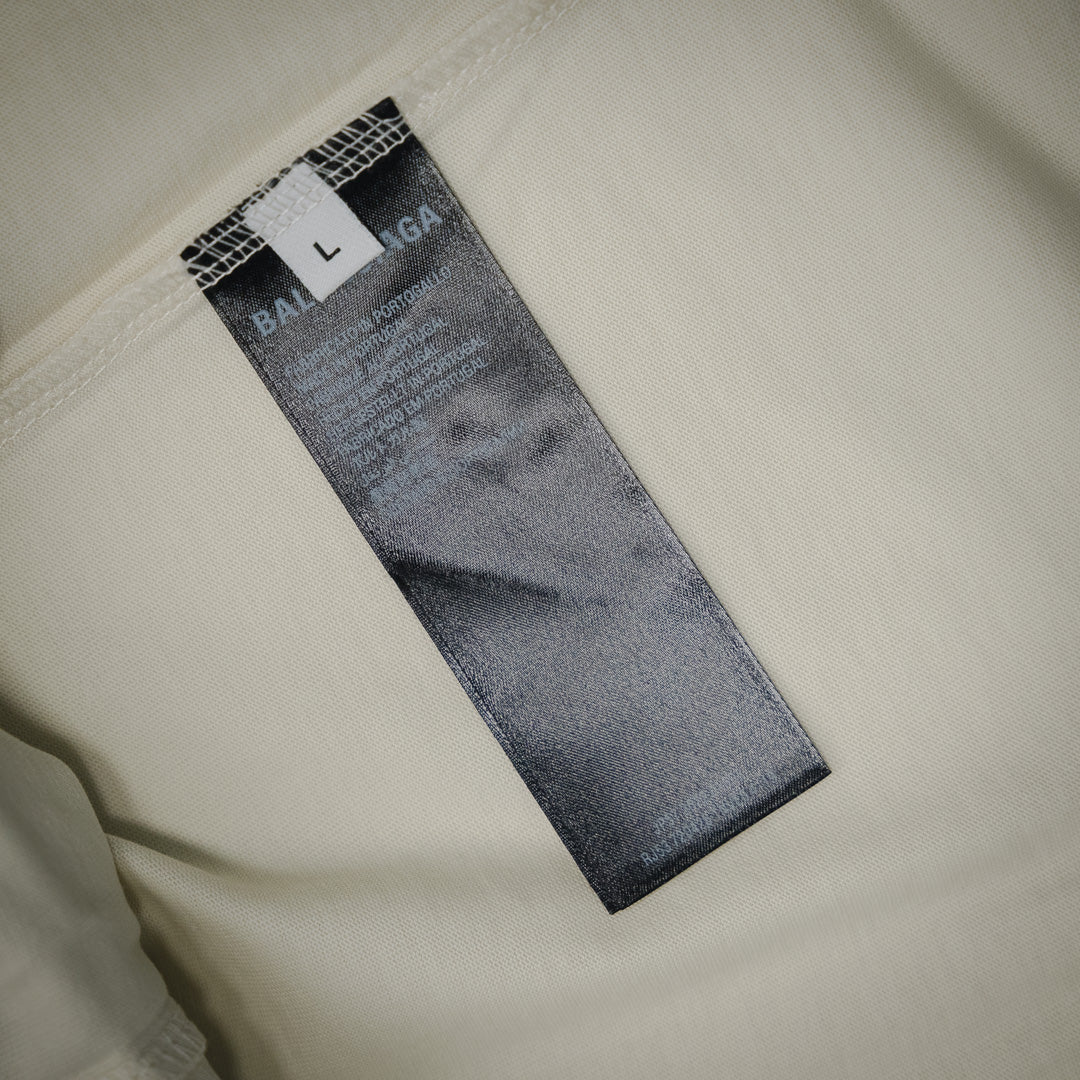 B Printed letter t-shirt