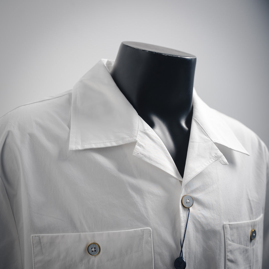 1V Embossed short-sleeved shirt