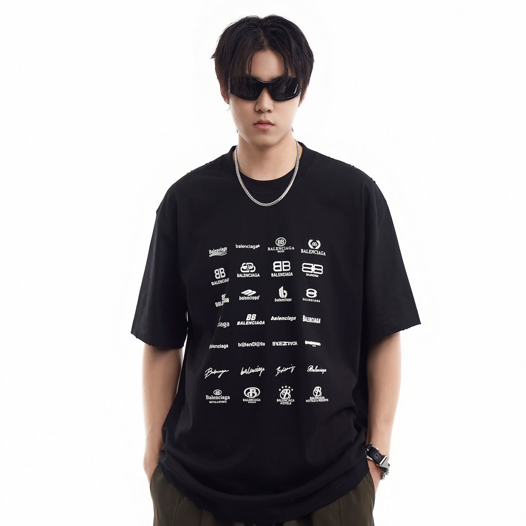 B classic logo-printed T-shirt