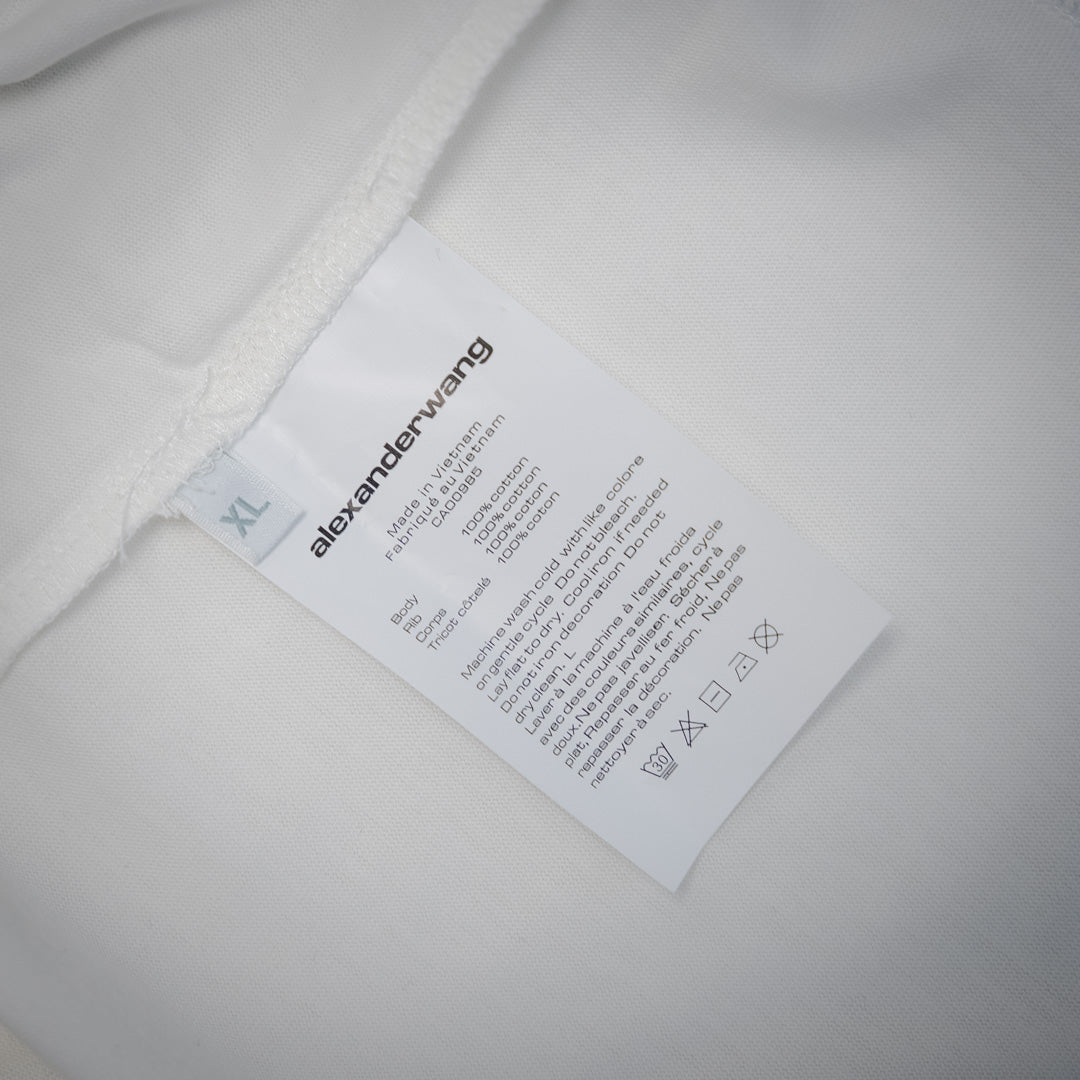 Al 2025SS Destruction Letter Print T-shirt