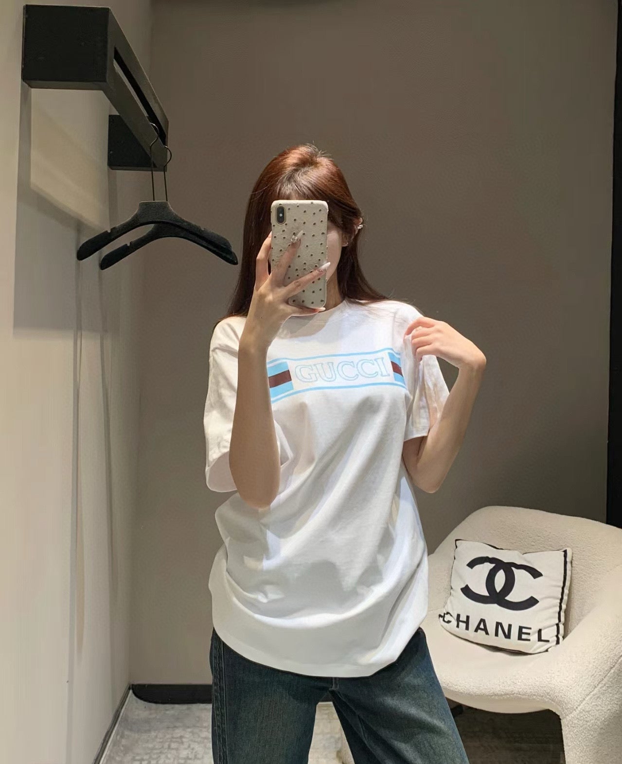 G 2025ss Logo bedrucktes T-Shirt