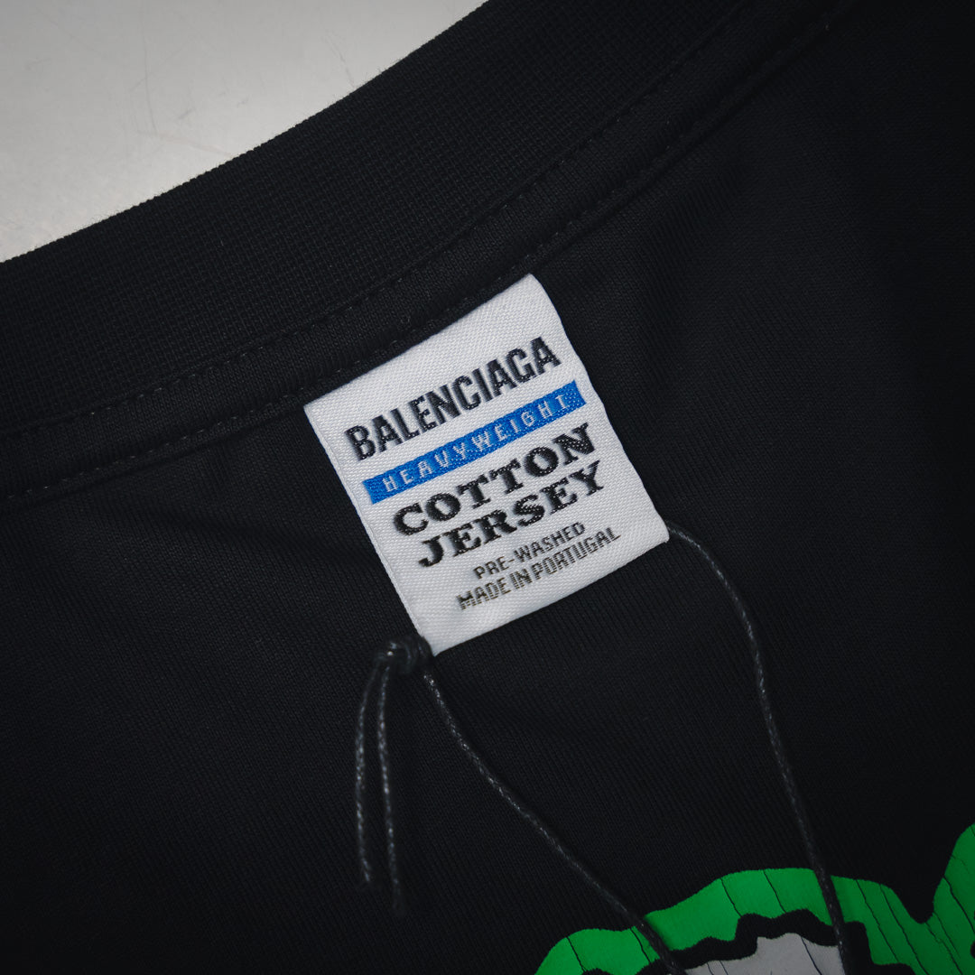 B No Passing Printed Reverse Wear T-shirt