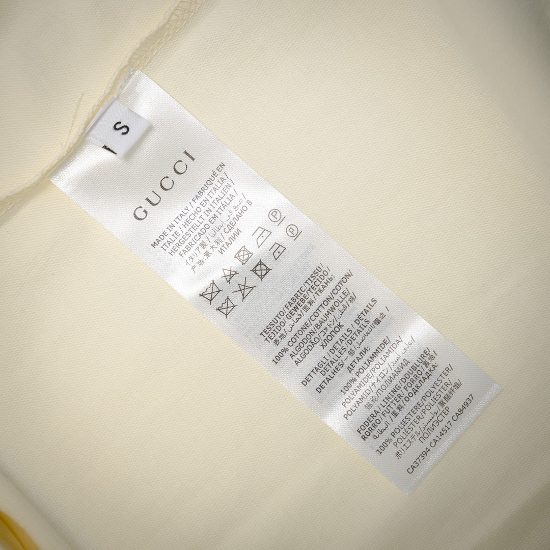 G Smiley Gesicht bedrucktes T-Shirt