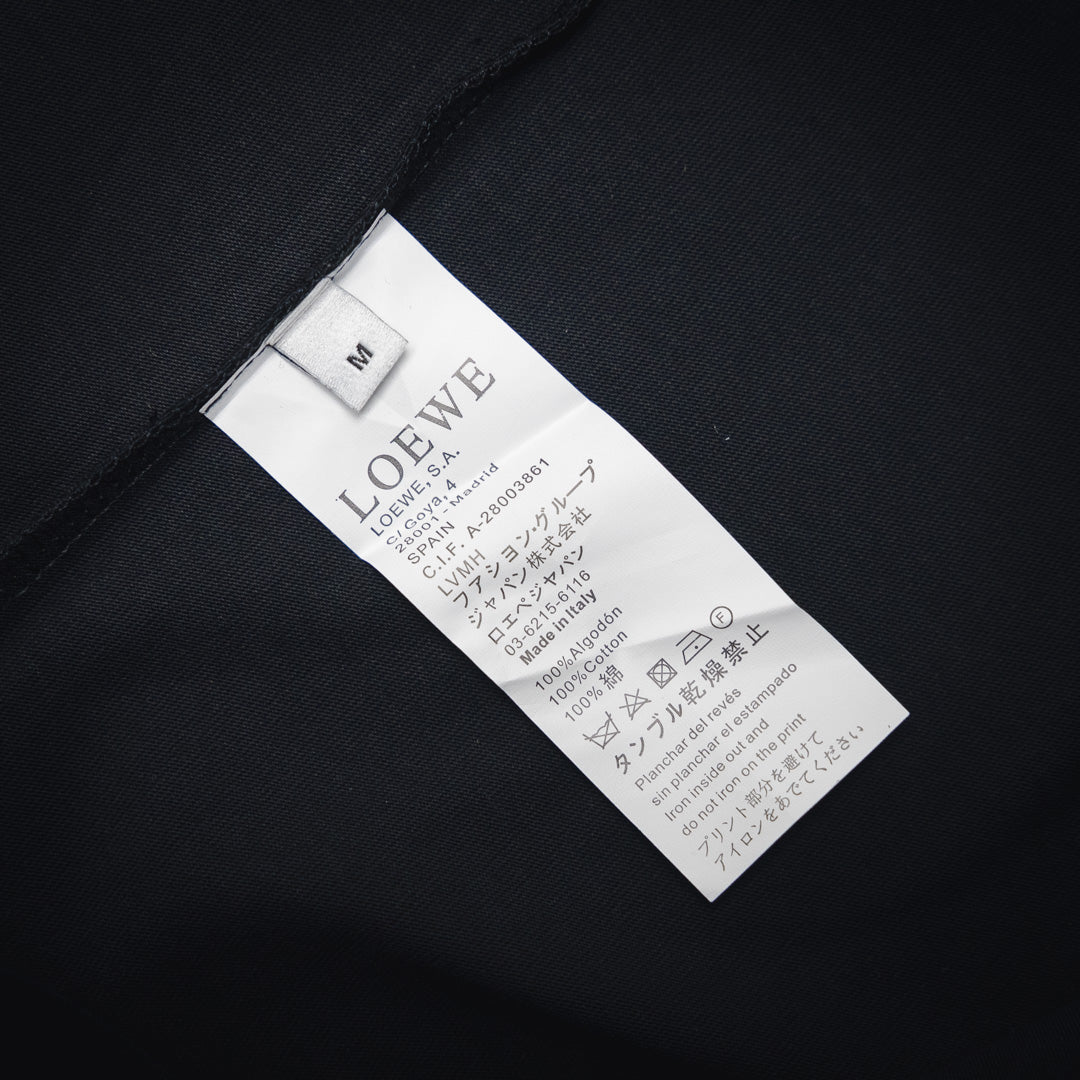 Le klassisches Logo besticktes Kurzarm-Shirt