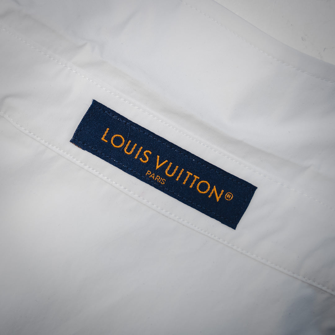 1V Embossed short-sleeved shirt