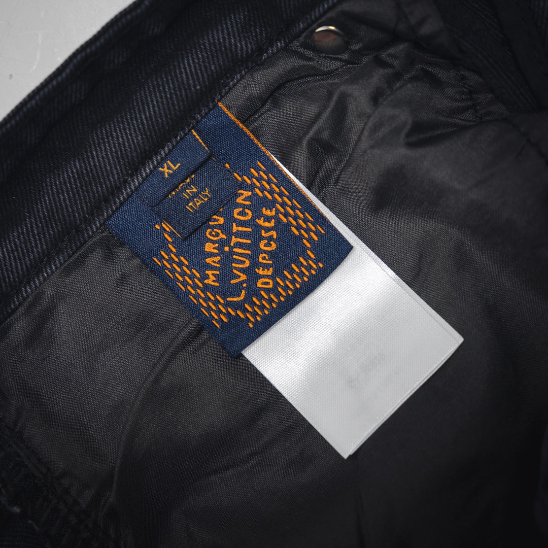 1V 24FW Gradient Checkerboard Jeans set
