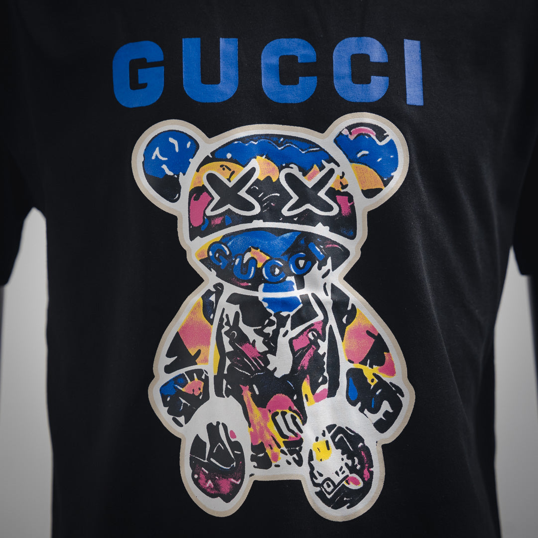 G 24ss graffiti bear print T-shirt