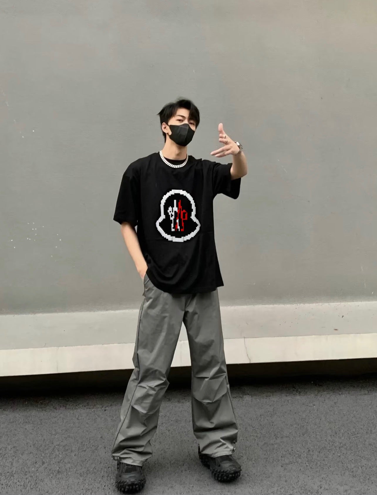 Mo 2025ss neues bedrucktes T-Shirt