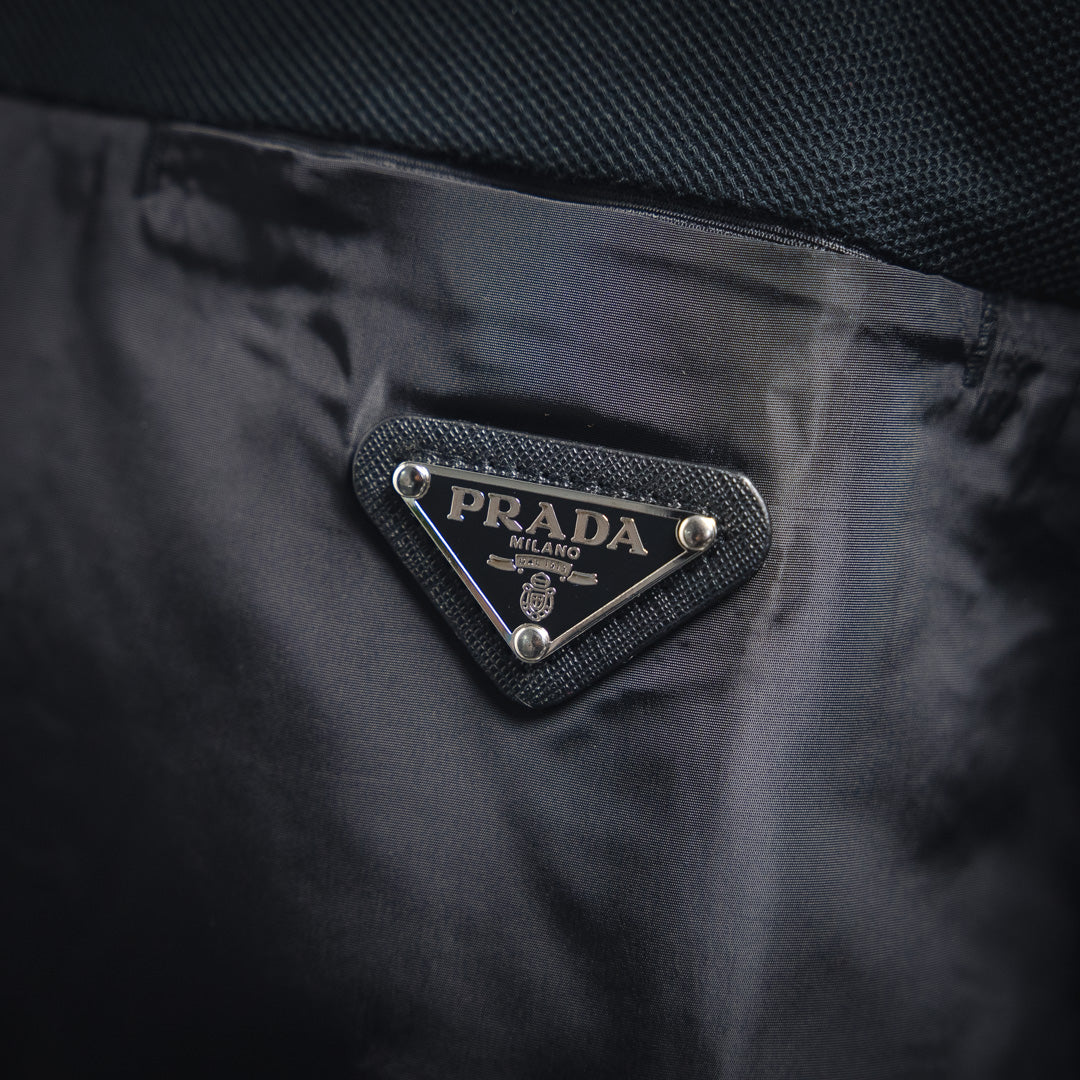 P patchwork polo shirt