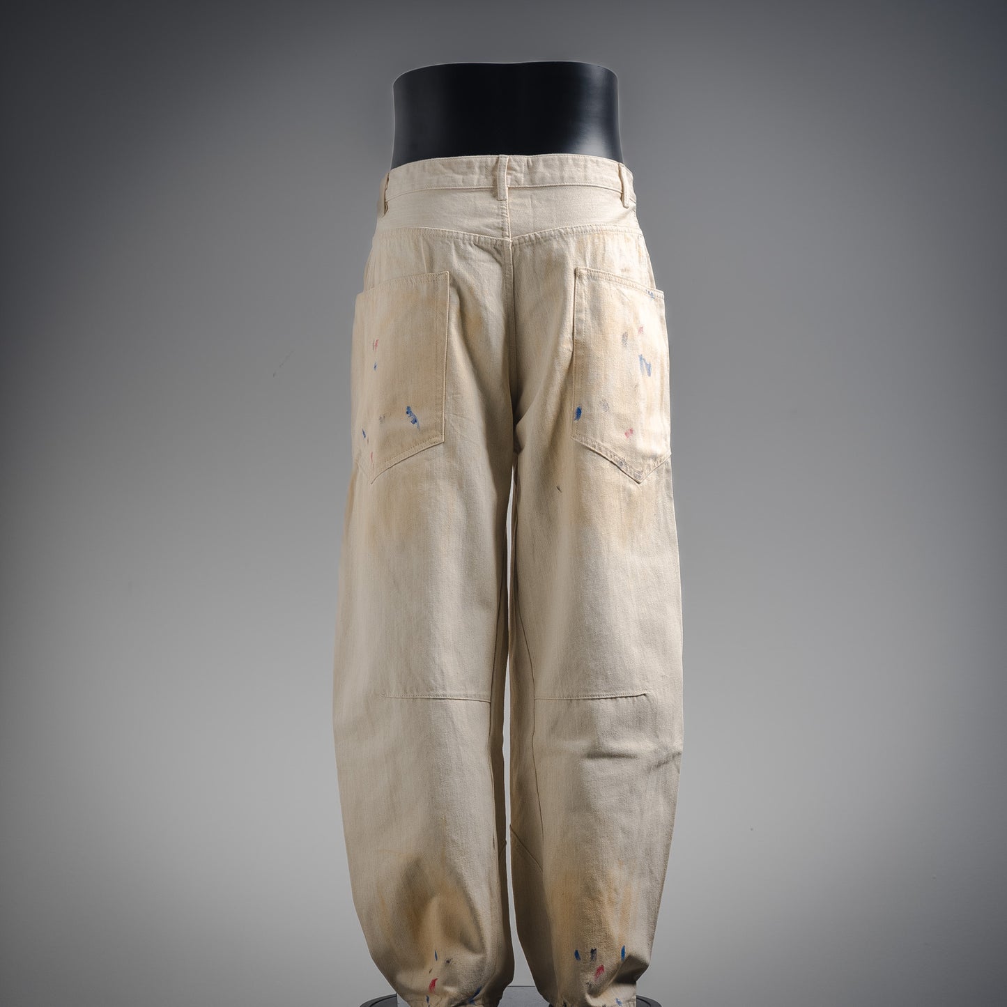 B 24SS Summer Ink-splashed Jeans