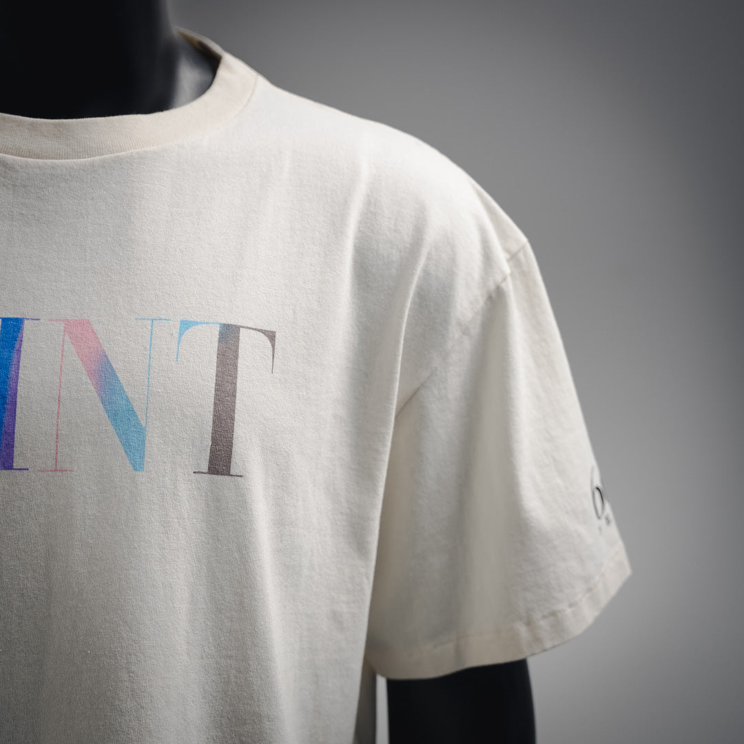 SA 24SS Regenbogen SAIN* Buchstabenbedrucktes T-Shirt