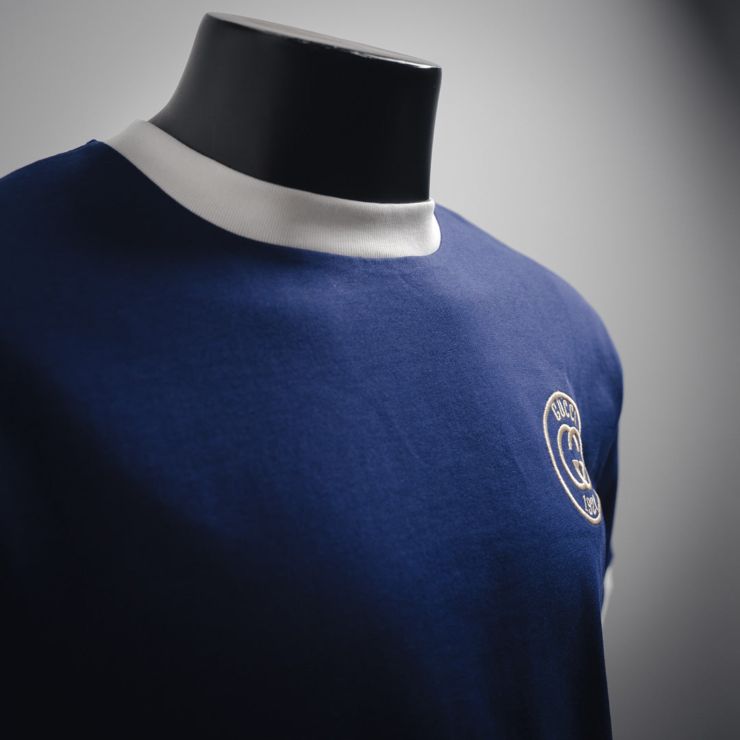 G 1921 embroidered logo contrasting short sleeves