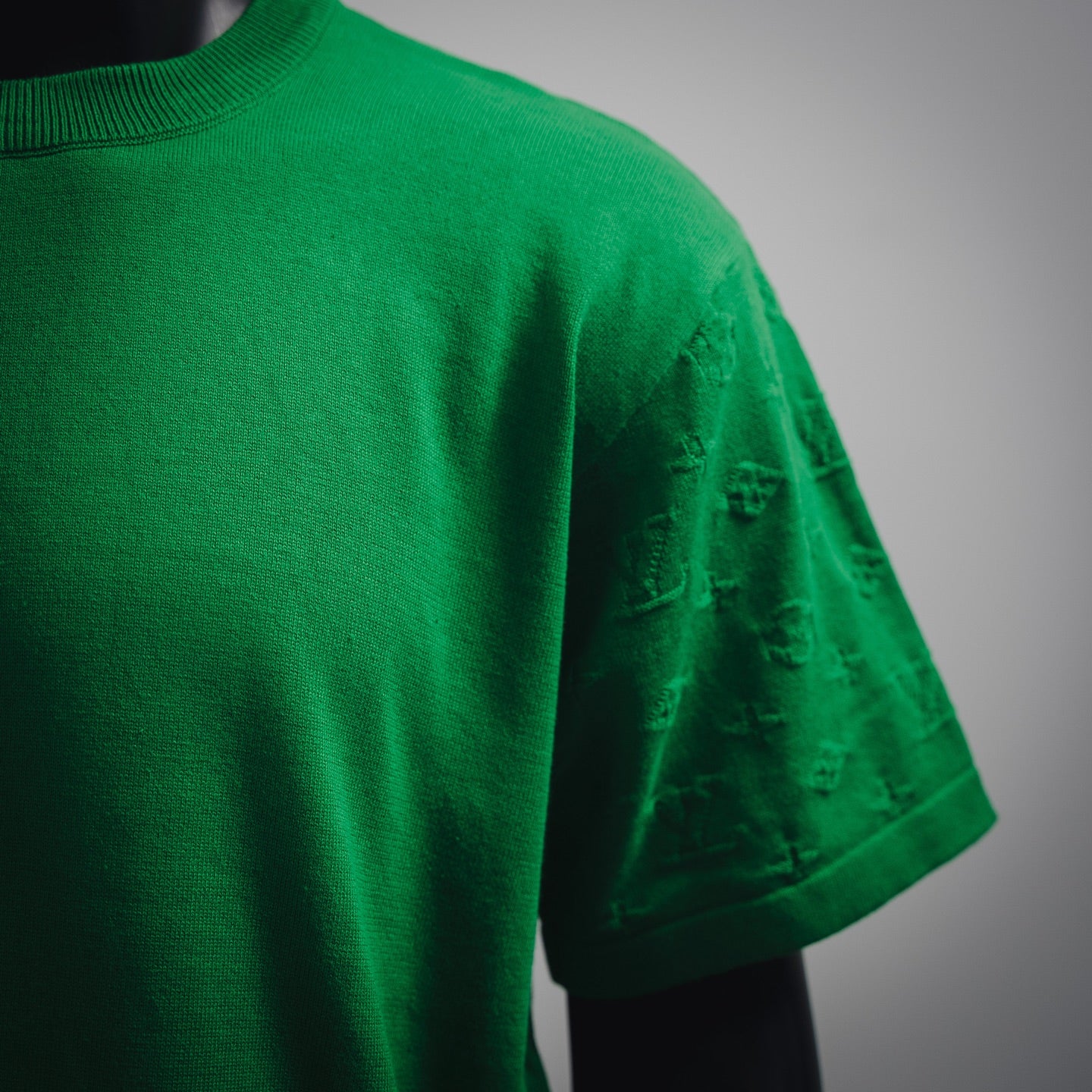 1V 2025SS New Jacquard Wool Short Sleeves