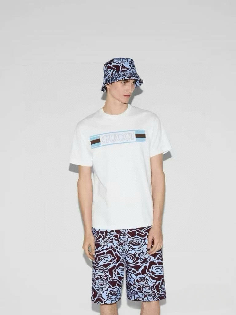 G 2025ss Logo bedrucktes T-Shirt