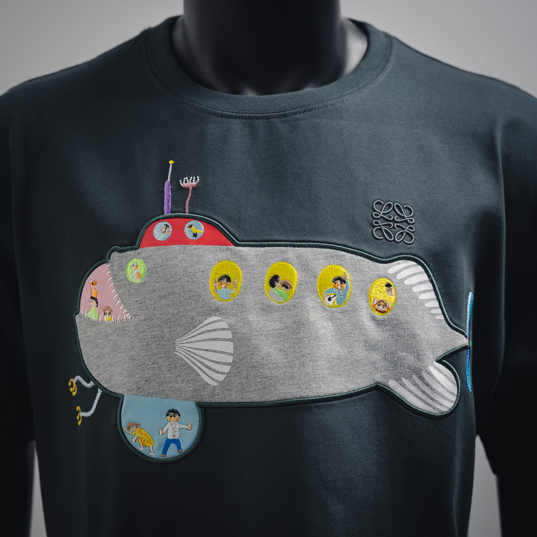 Le 2025SS Limited Whale T-shirt