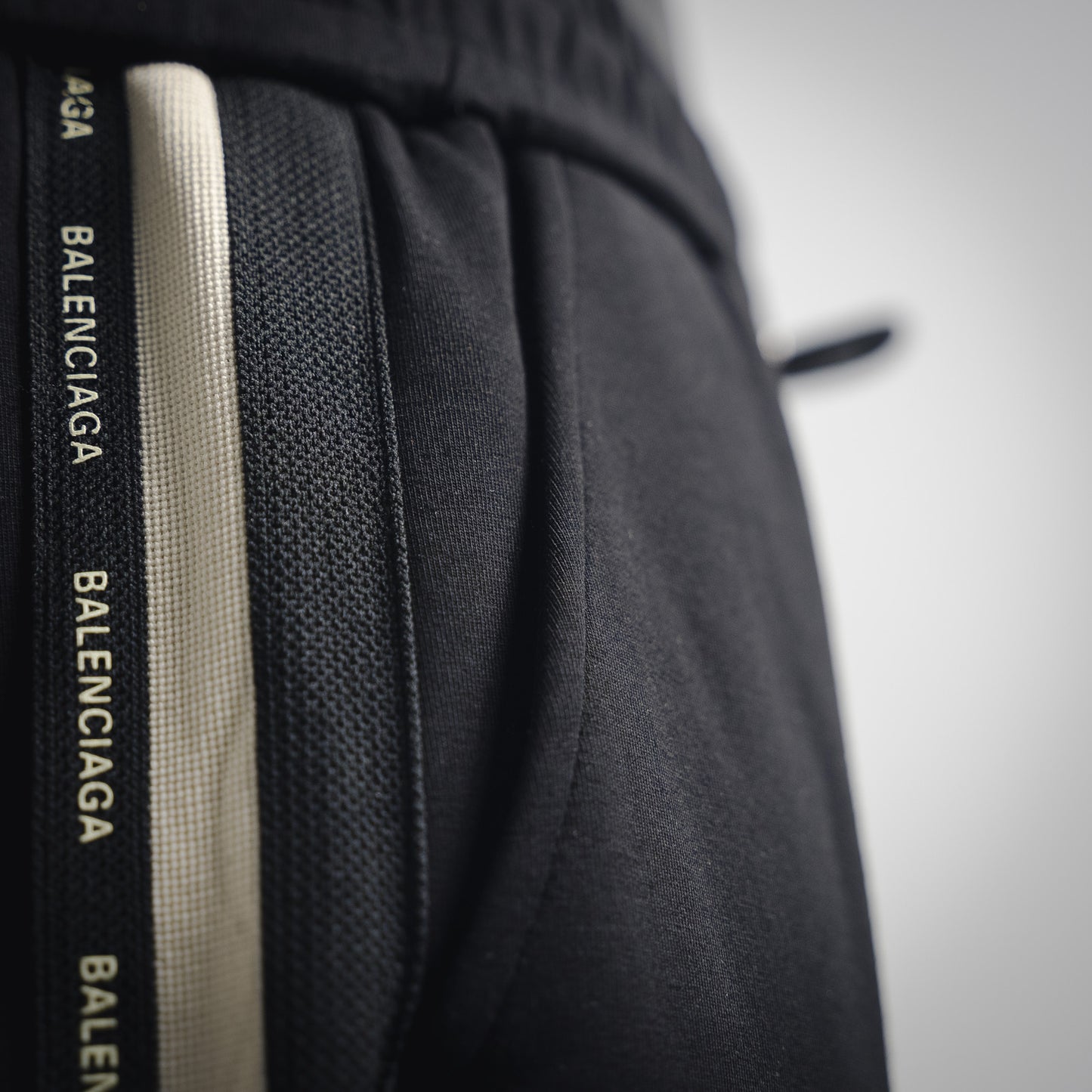 B Embroidered Ribbon Pants