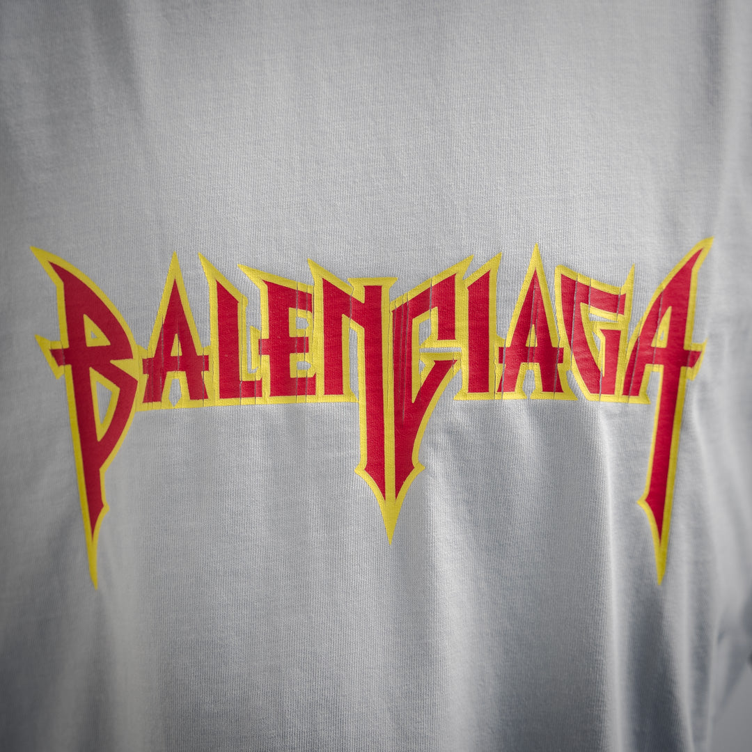 B Rock band series hole T-shirt