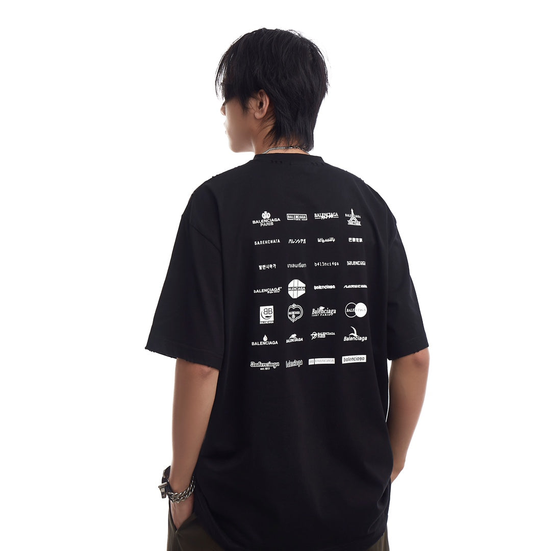 B classic logo-printed T-shirt