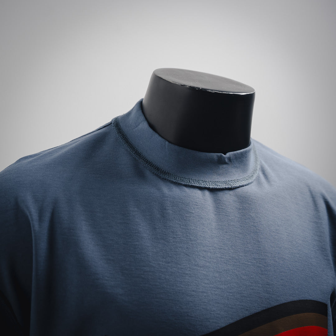 B Rainbow flag printed T-shirt