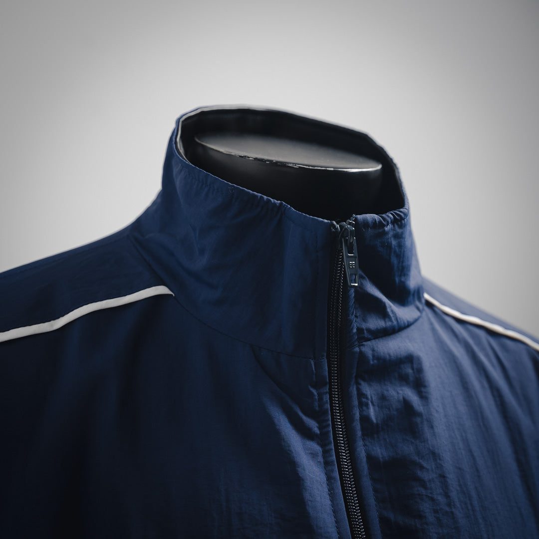 B Catwalk-Stil doppelseitige Lederjacke