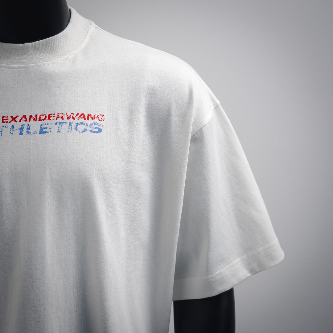 Al 2025SS Destruction Letter Print T-shirt