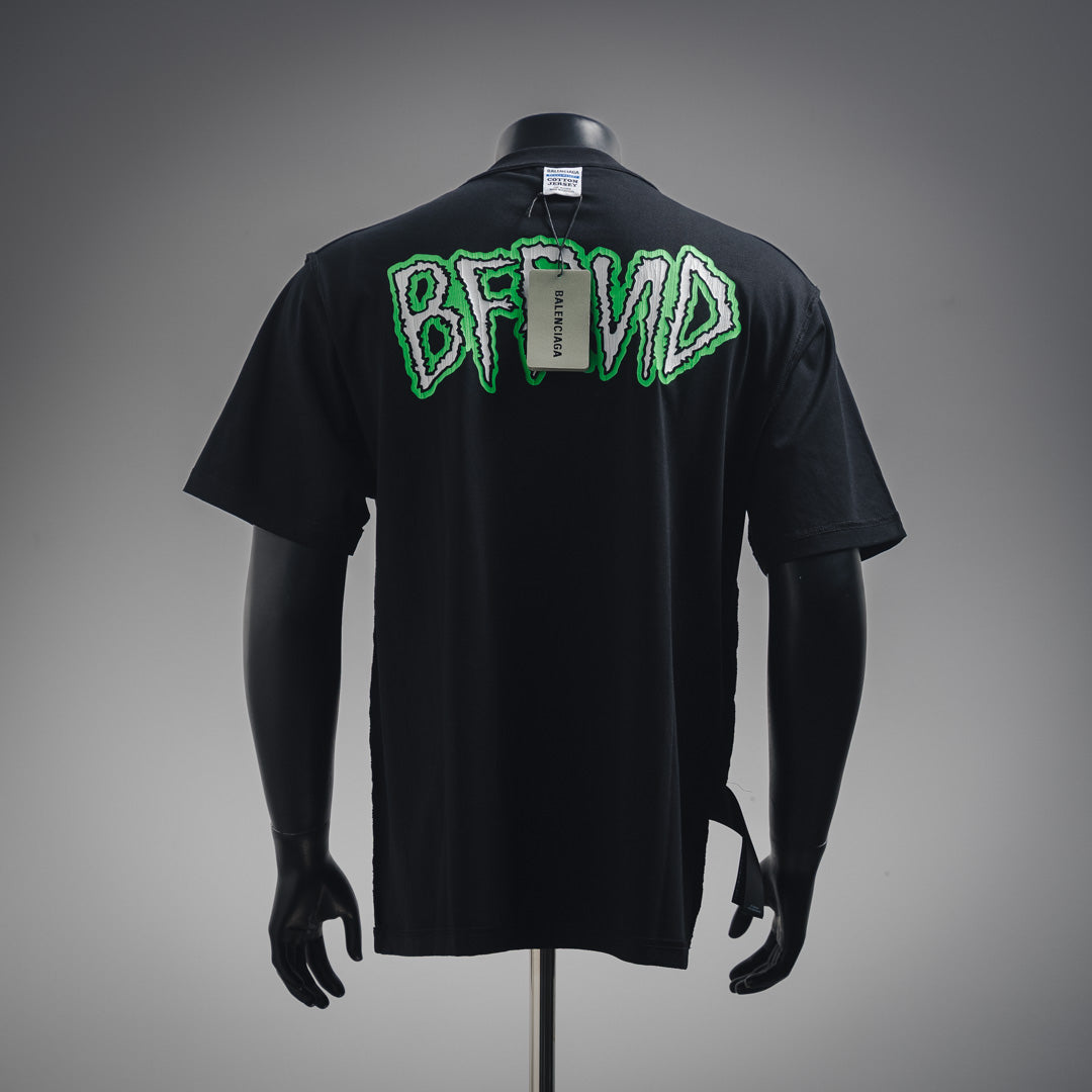 B No Passing Printed Reverse Wear T-shirt