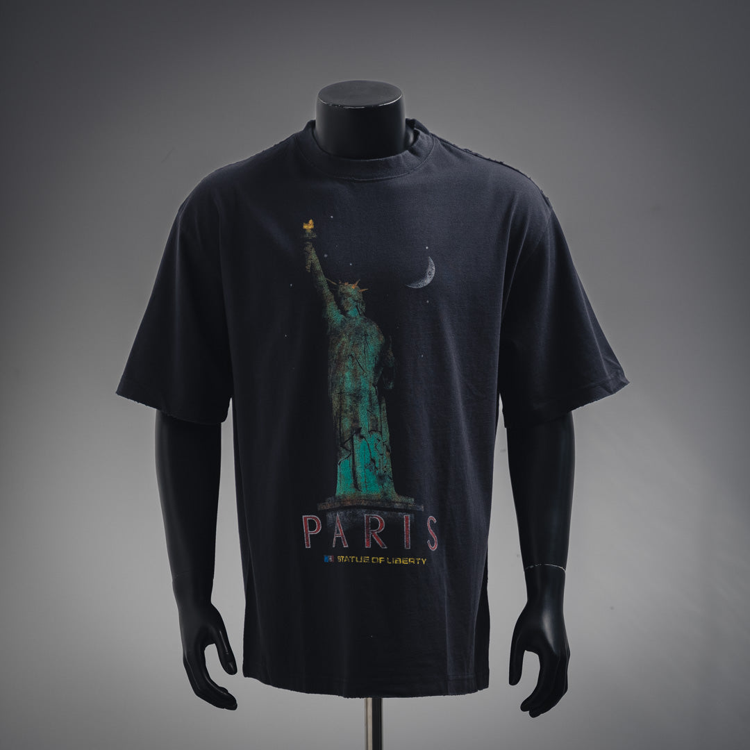 B Statue of Liberty Print T-shirt