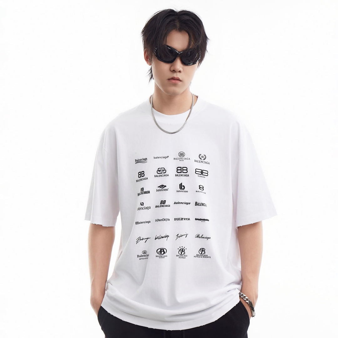 B classic logo-printed T-shirt