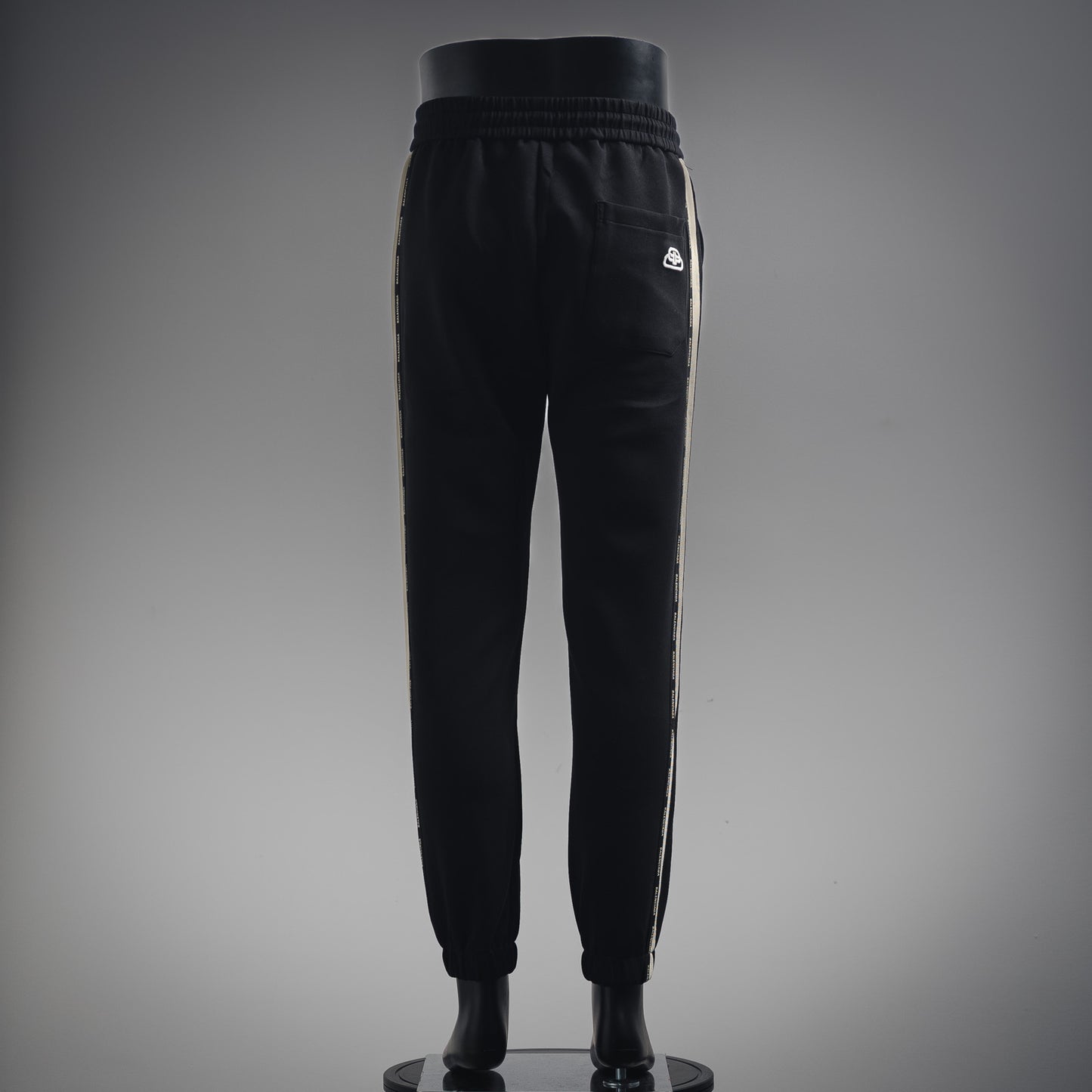 B Embroidered Ribbon Pants