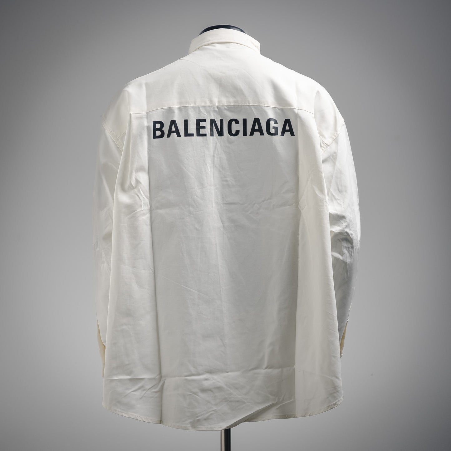 B Letter printed long-sleeved shirt