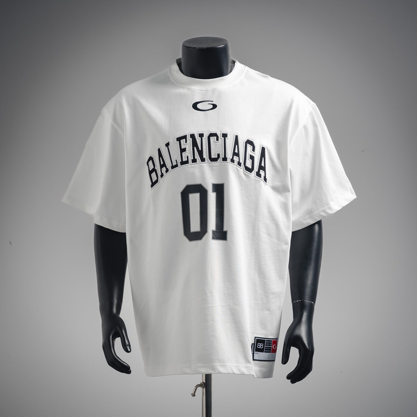 B 2025ss 01 jersey embroidered T-shirt