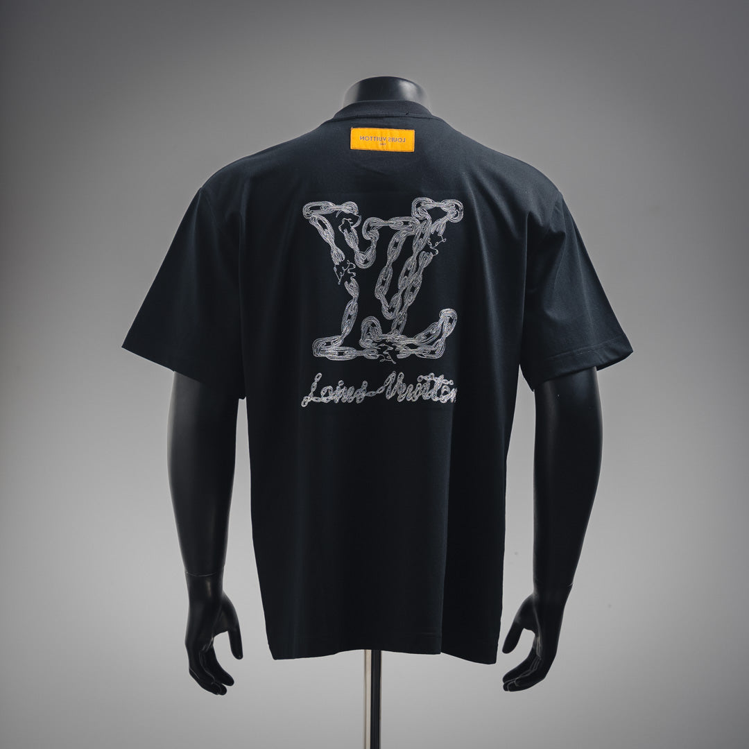 1V Classic Chain Embroidered T-shirt