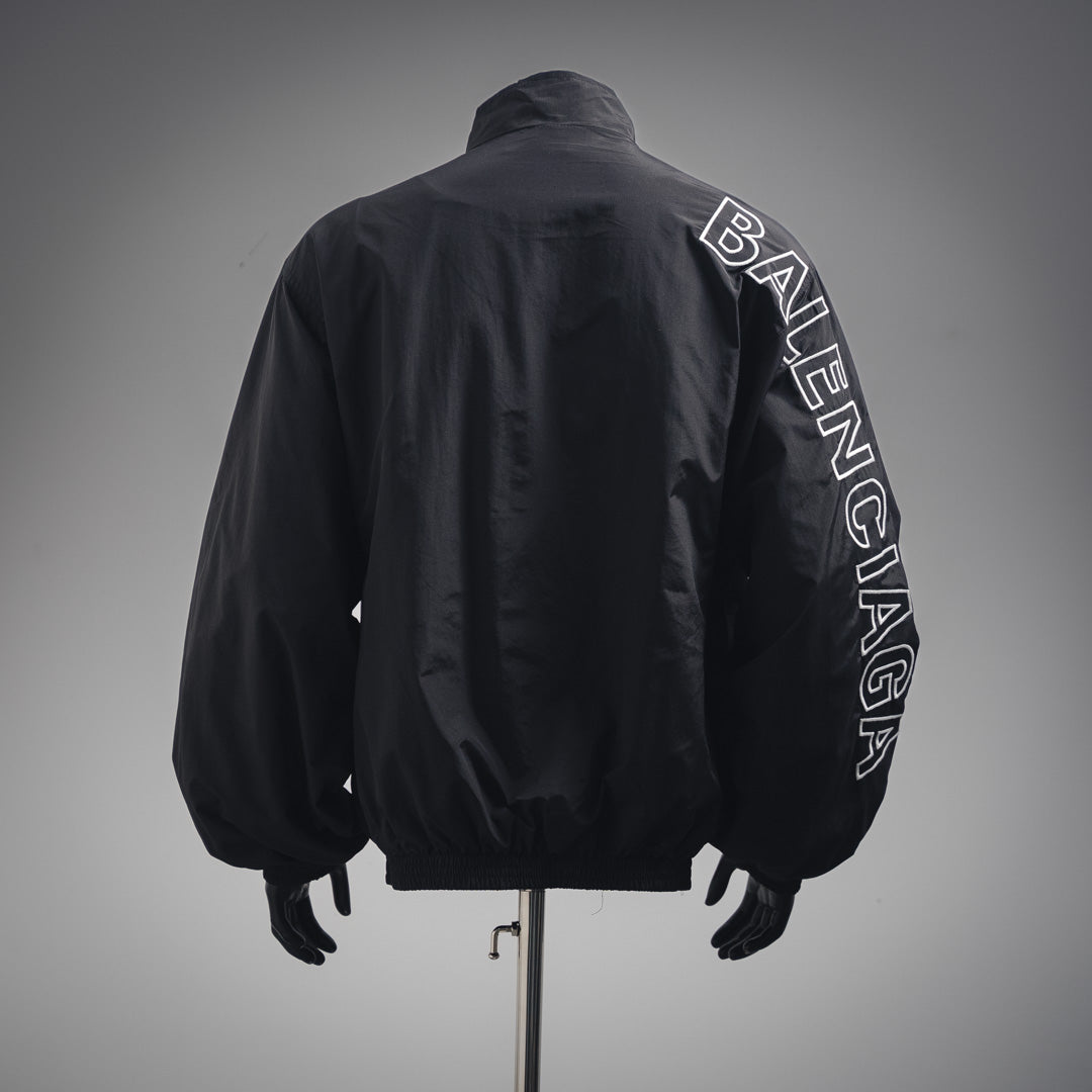 B Embroidered logo sports suit jacket