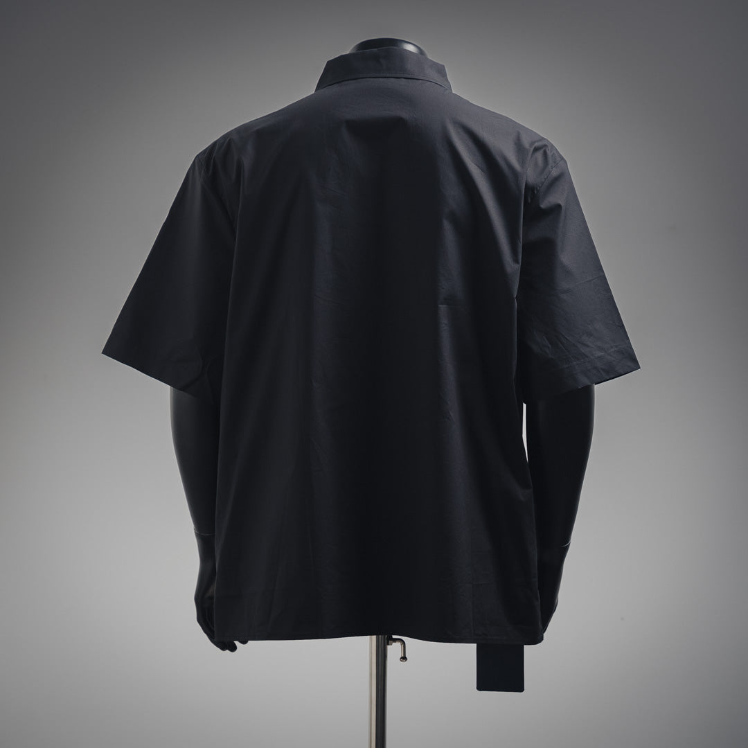 1V Embroidered sequin short-sleeved shirt
