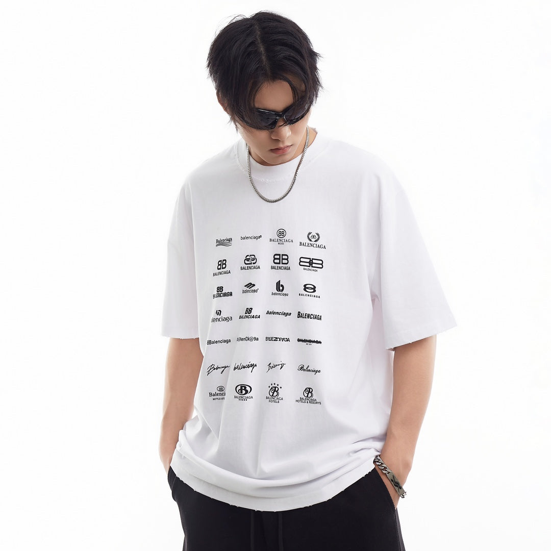 B classic logo-printed T-shirt