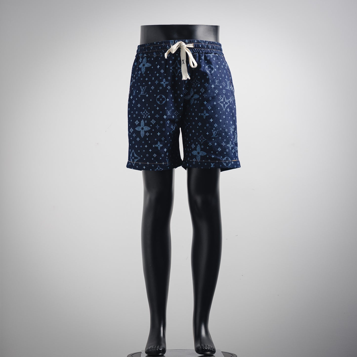 1V 2025 Print Denim Shorts