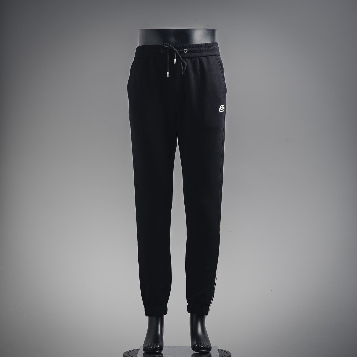 B Embroidered Ribbon Pants