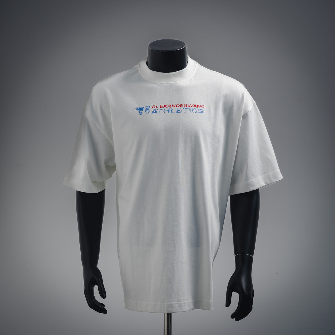 Al 2025SS Destruction Letter Print T-shirt