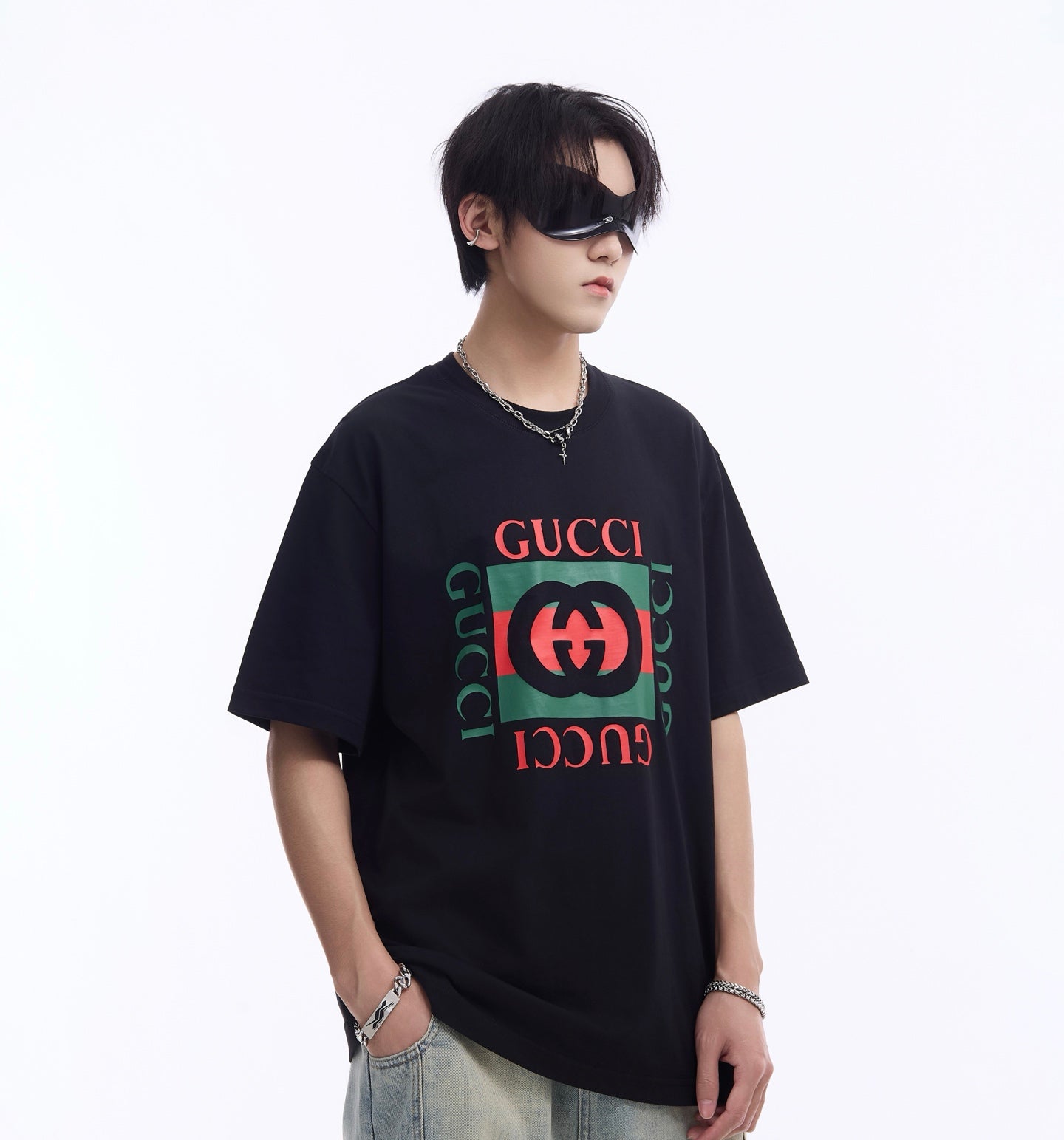 G Classic bedrucktes T-Shirt