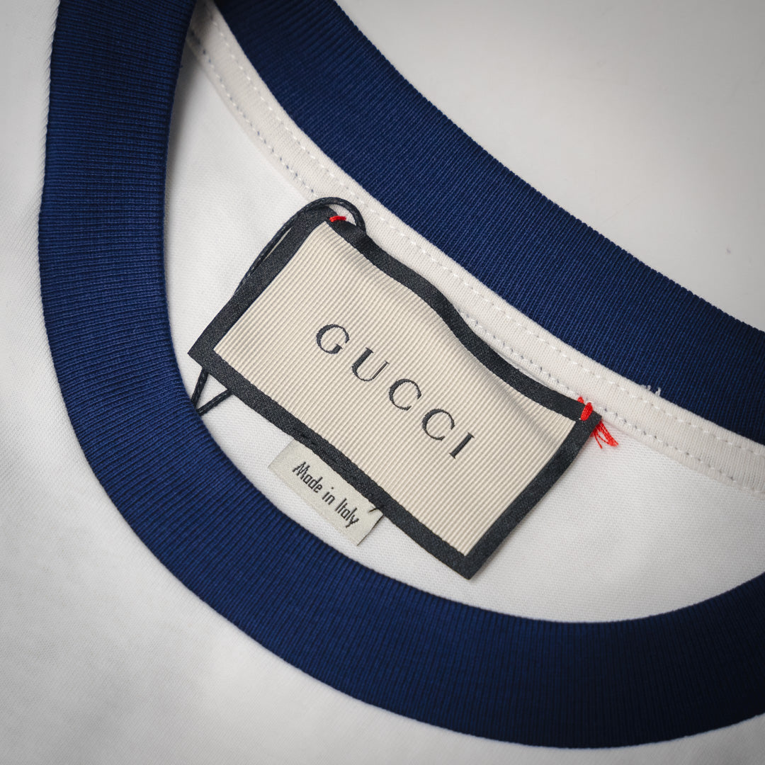 G 1921 embroidered logo contrasting short sleeves