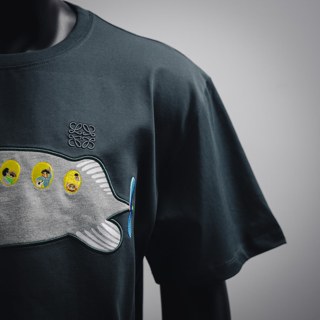 Le 2025SS Limited Whale T-shirt
