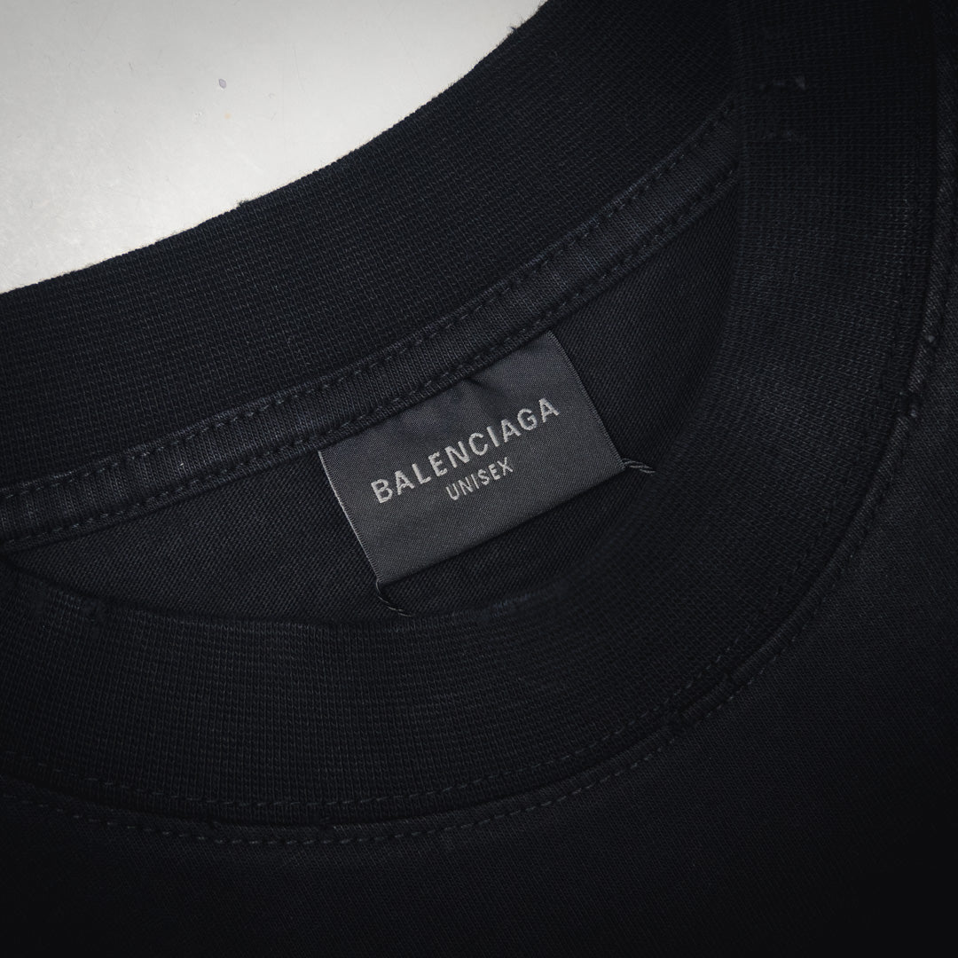 B Printed letter t-shirt