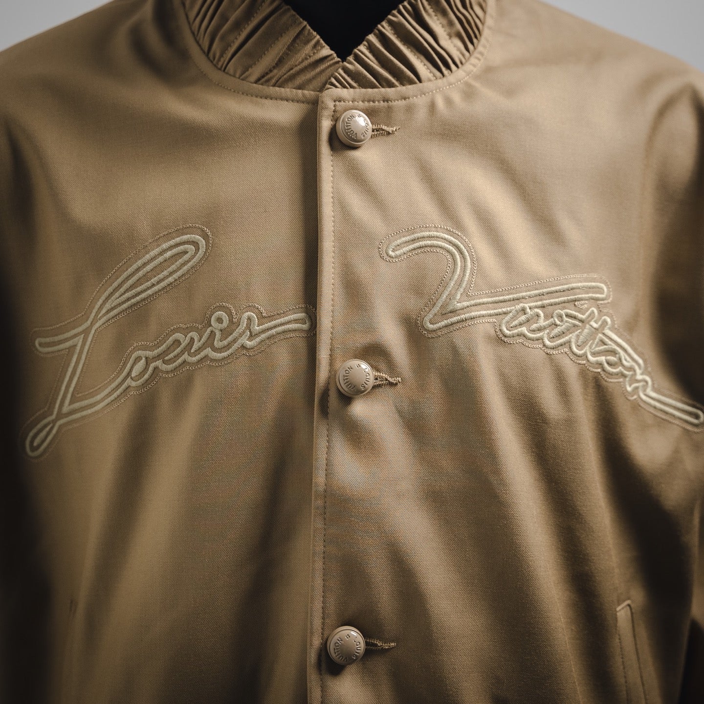 1V Pharrell embroidered flight jacket