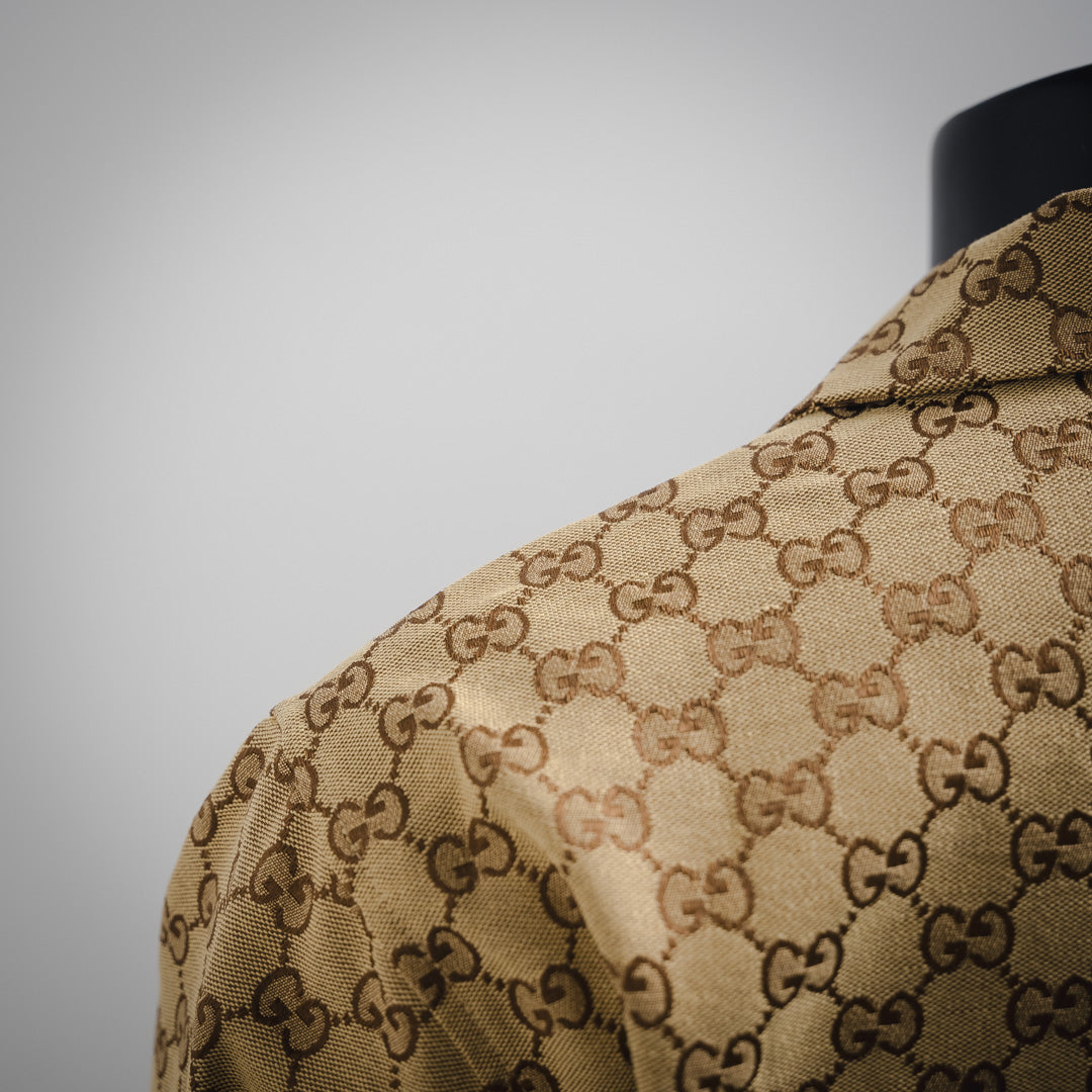 G 25ss Hidden Jacquard Lapel Cardigan Jacket