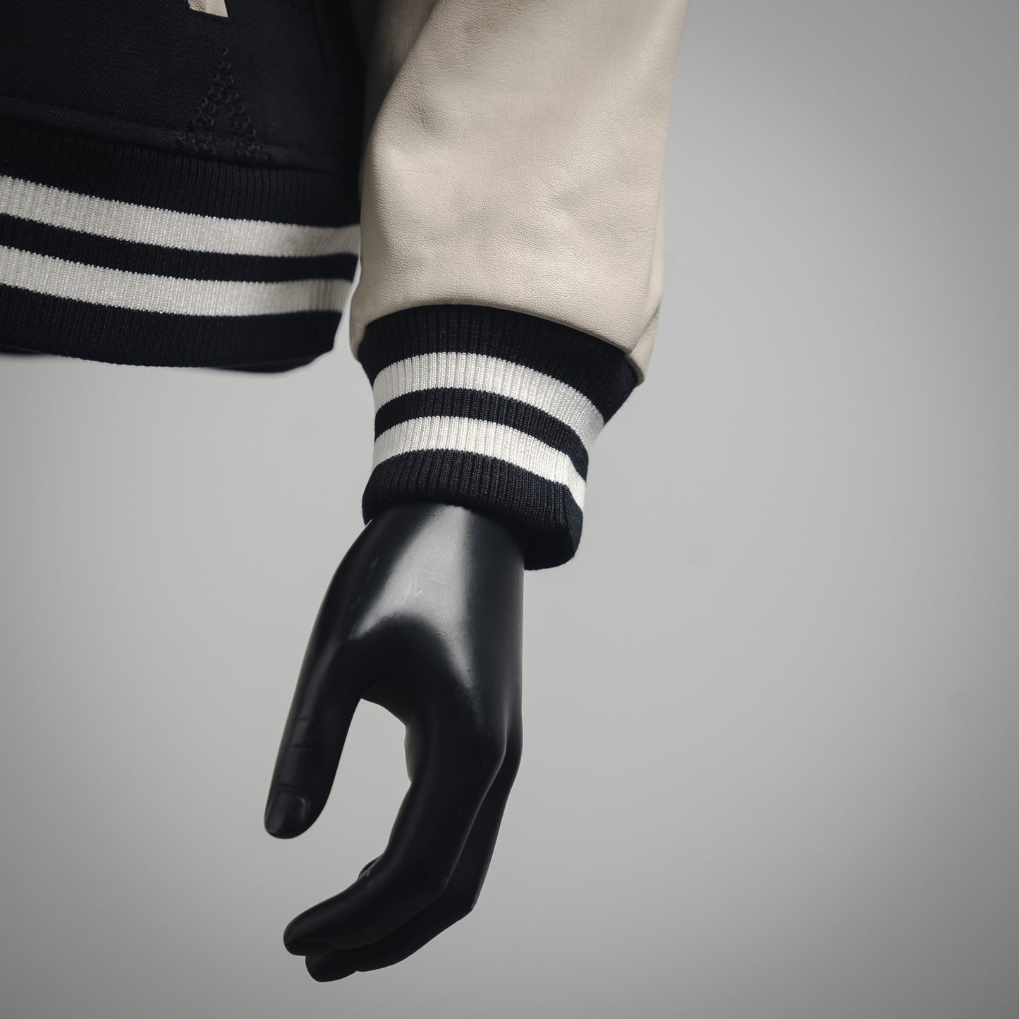 1V Pearl button baseball jacket