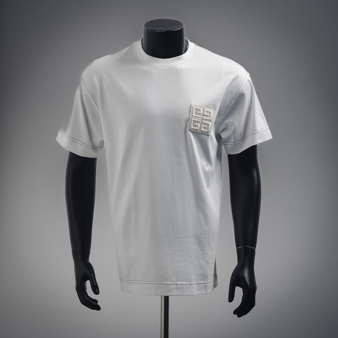 Gy 2025ss T-Shirt mit Bruststickerei