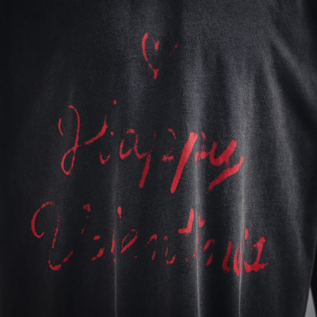 B 2025ss new love graffiti T-shirt
