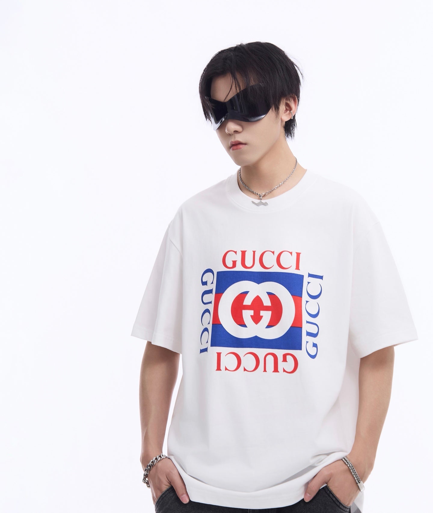 G Classic bedrucktes T-Shirt