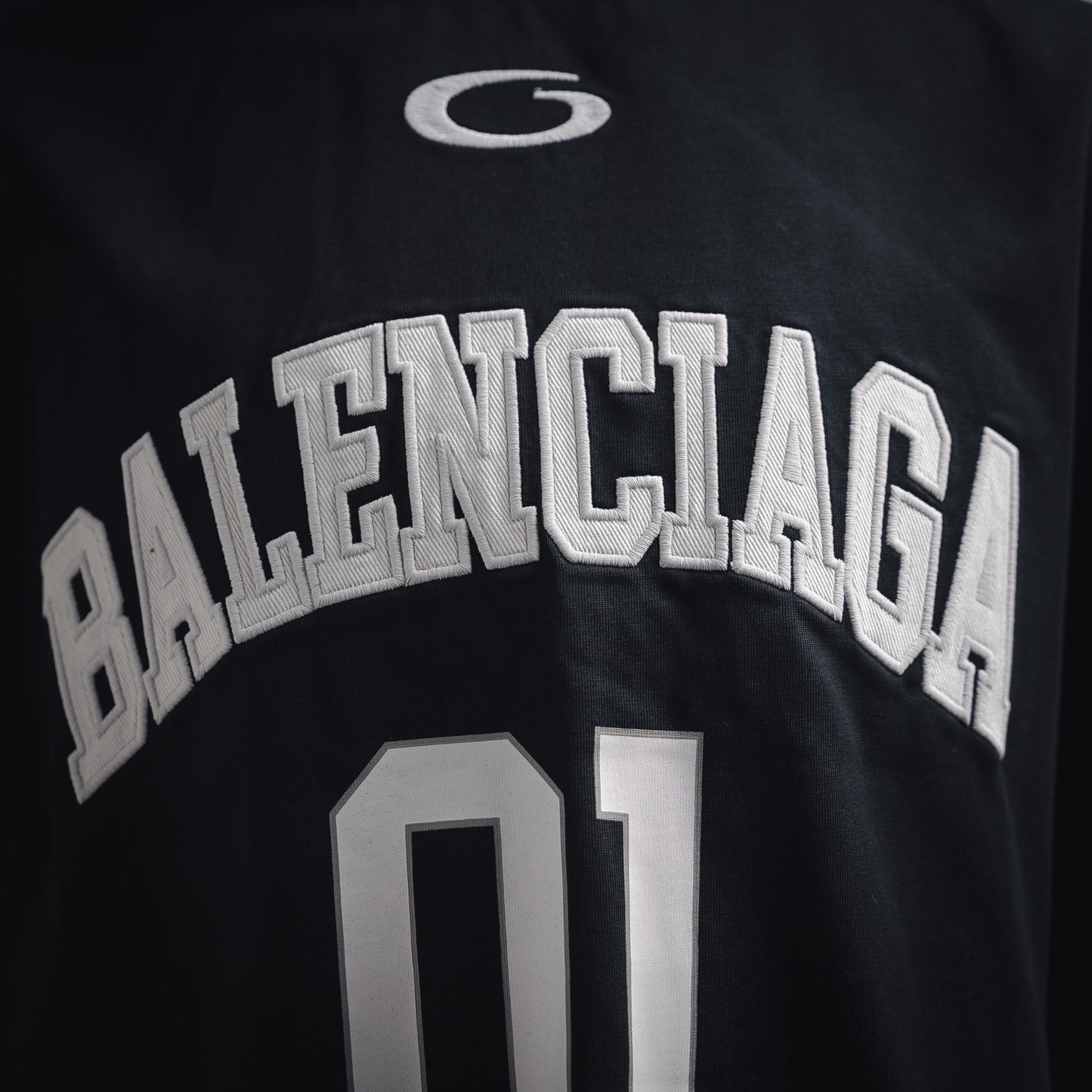 B 2025ss 01 jersey embroidered T-shirt