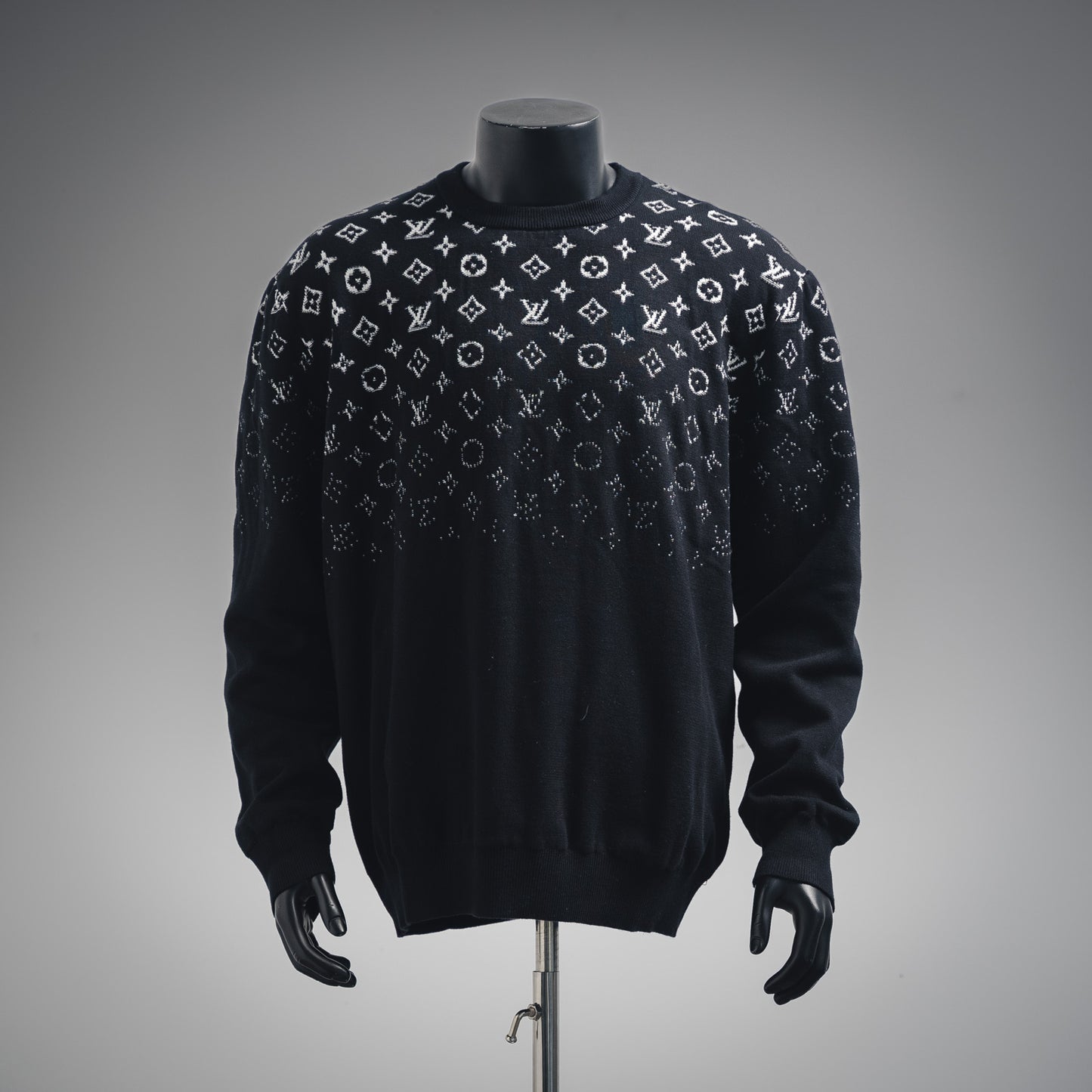 1V 24FW Starry Sky Gradient Round Neck Sweater